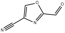 4-Oxazolecarbonitrile, 2-formyl- Struktur