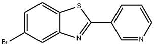 Benzothiazole, 5-bromo-2-(3-pyridinyl)- Struktur