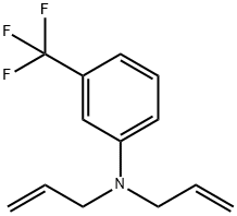 Benzenamine, N,N-di-2-propen-1-yl-3-(trifluoromethyl)- Struktur