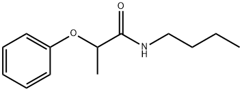 Propanamide, N-butyl-2-phenoxy- Struktur