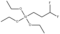 Silane, (3,3-difluoropropyl)triethoxy- Struktur