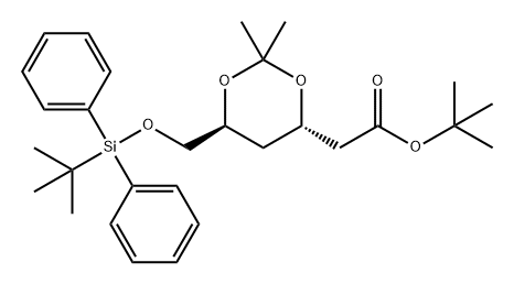 D-erythro-Hexonic acid, 2,4-dideoxy-6-O-[(1,1-dimethylethyl)diphenylsilyl]-3,5-O-(1-methylethylidene)-, 1,1-dimethylethyl ester