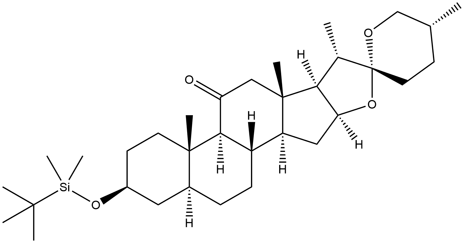 Spirostan-11-one, 3-[[(1,1-dimethylethyl)dimethylsilyl]oxy]-, (3β,5α,25R)-