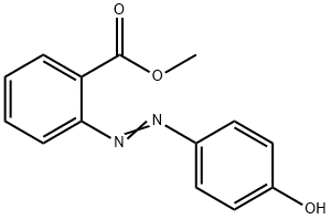 Methyl 2-(4-hydroxyphenyl)azobenzoate Struktur