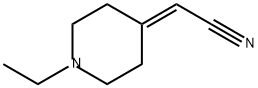 Acetonitrile, 2-(1-ethyl-4-piperidinylidene)- Struktur