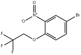 5-Bromo-2-(2,2,2-trifluoroethoxy)nitrobenzene Struktur