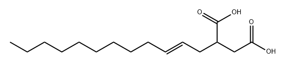 Butanedioic acid, (2E)-2-dodecenyl- (9CI) Struktur