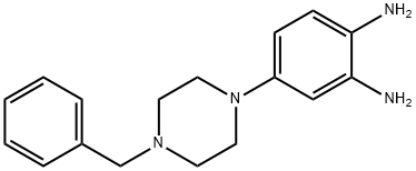 4-(4-Benzylpiperazin-1-yl)benzene-1,2-diamine Struktur