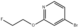 Pyridine, 4-bromo-2-(2-fluoroethoxy)- Struktur