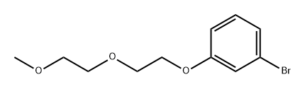 Benzene, 1-bromo-3-[2-(2-methoxyethoxy)ethoxy]- Struktur