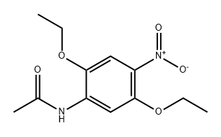 Acetamide, N-(2,5-diethoxy-4-nitrophenyl)- Struktur