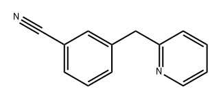 Benzonitrile, 3-(2-pyridinylmethyl)- Struktur