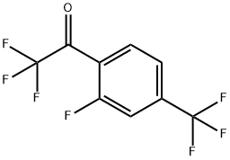 4'-(Trifluoromethyl)-2,2,2,2'-tetrafluoroacetophenone Struktur