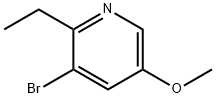 Pyridine, 3-bromo-2-ethyl-5-methoxy- Struktur