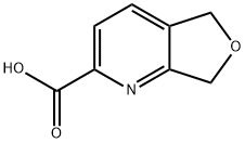 Furo[3,4-b]pyridine-2-carboxylic acid, 5,7-dihydro- Struktur