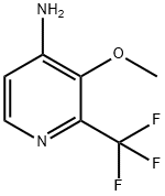 4-Pyridinamine, 3-methoxy-2-(trifluoromethyl)- Struktur