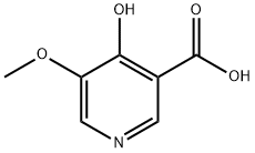 3-Pyridinecarboxylic acid, 4-hydroxy-5-methoxy- Struktur