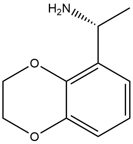 1,4-Benzodioxin-5-methanamine, 2,3-dihydro-α-methyl-, (αR)- Struktur