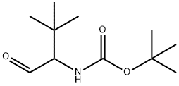 Carbamic acid, N-(1-formyl-2,2-dimethylpropyl)-, 1,1-dimethylethyl ester Struktur