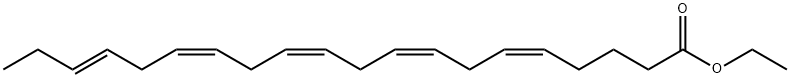 5,8,11,14,17-Eicosapentaenoic acid, ethyl ester, (5Z,8Z,11Z,14Z,17E)- Struktur