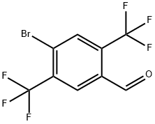 4-Bromo-2,5-bis(trifluoromethyl)benzaldehyde Struktur