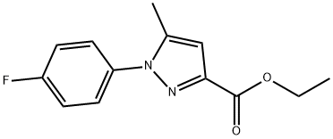 1H-Pyrazole-3-carboxylic acid, 1-(4-fluorophenyl)-5-methyl-, ethyl ester