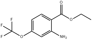 Ethyl 2-amino-4-(trifluoromethoxy)benzoate Struktur