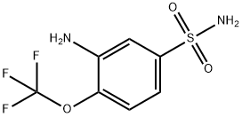 3-Amino-4-(trifluoromethoxy)benzenesulphonamide Struktur