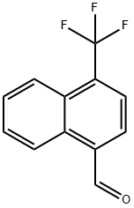 1-Naphthalenecarboxaldehyde, 4-(trifluoromethyl)- Struktur