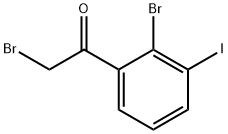 2-Bromo-3-iodophenacyl bromide Struktur