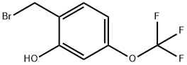 2-(Bromomethyl)-5-(trifluoromethoxy)phenol Structure