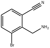 Benzonitrile, 2-(aminomethyl)-3-bromo- Struktur