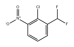 Benzene, 2-chloro-1-(difluoromethyl)-3-nitro- Struktur