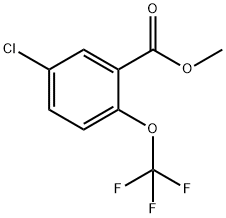 Methyl 5-chloro-2-(trifluoromethoxy)benzoate Struktur