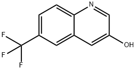 3-Hydroxy-6-(trifluoromethyl)quinoline Struktur