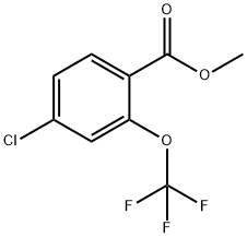 Methyl 4-chloro-2-(trifluoromethoxy)benzoate Struktur