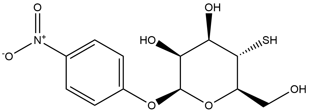 β-D-Mannopyranoside, 4-nitrophenyl 4-thio- Struktur