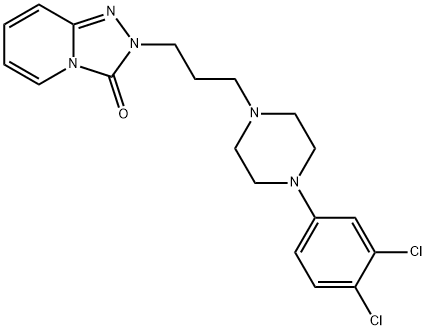 1,2,4-Triazolo[4,3-a]pyridin-3(2H)-one, 2-[3-[4-(3,4-dichlorophenyl)-1-piperazinyl]propyl]- Struktur