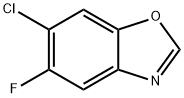 6-Chloro-5-fluoro-1,3-benzoxazole Struktur