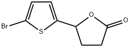 2(3H)-Furanone, 5-(5-bromo-2-thienyl)dihydro- Struktur