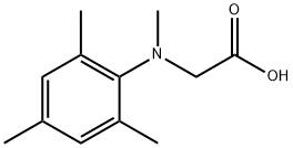 Glycine, N-methyl-N-(2,4,6-trimethylphenyl)- Struktur