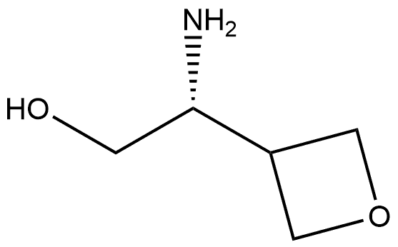 3-Oxetaneethanol, β-amino-, (βR)- Struktur