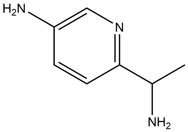 2-Pyridinemethanamine, 5-amino-α-methyl- Struktur