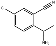 Benzonitrile, 2-(1-aminoethyl)-5-chloro- Struktur