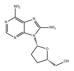 Adenosine, 8-amino-2',3'-dideoxy- (9CI)