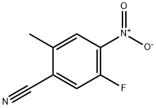 Benzonitrile, 5-fluoro-2-methyl-4-nitro- Struktur