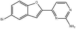 4-(5-Bromo-1-benzofuran-2-yl)pyrimidin-2-amine Struktur