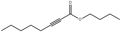 2-Octynoic acid butyl ester Struktur