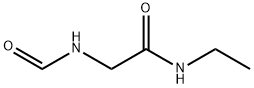 Acetamide, N-ethyl-2-(formylamino)- Struktur