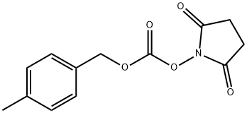 2,5-dioxopyrrolidin-1-yl 4-methylbenzyl carbonate Struktur